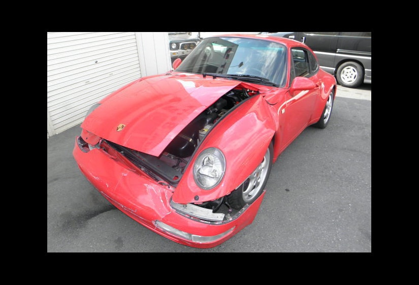 ポルシェ事故車　不動車　歓迎です